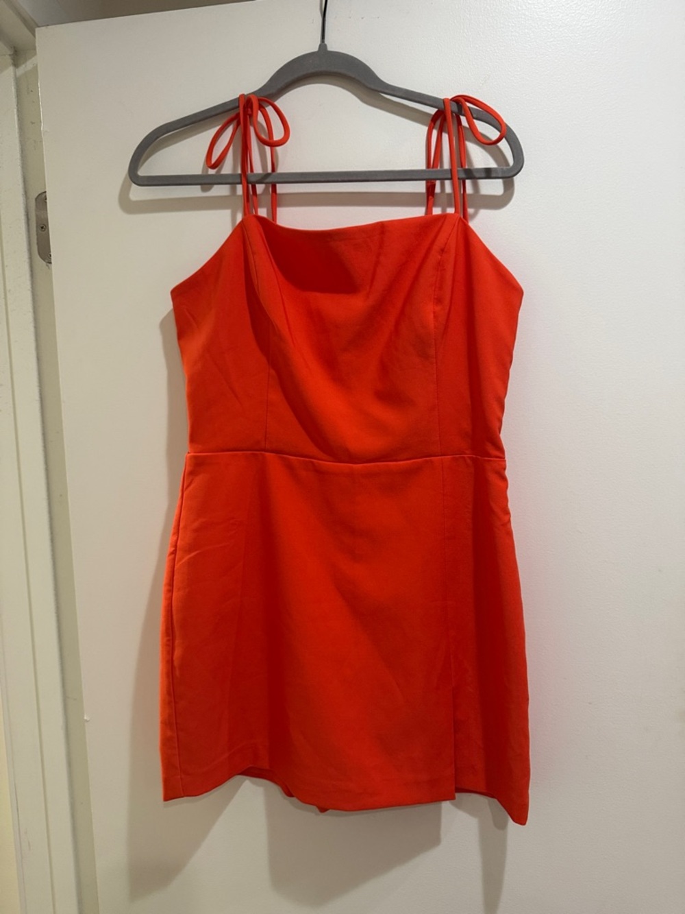 Zara Red Tie-Strap Camisole Dress